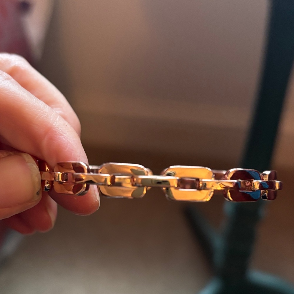 Coach Rose gold colored Chain Link Bracelet - Picture 3 of 4